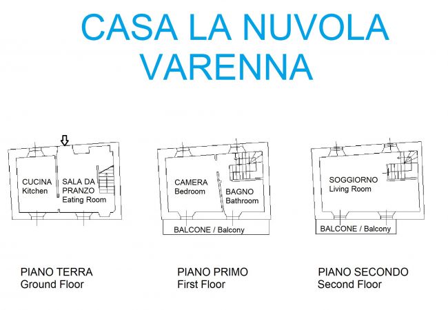 Appartamento a Varenna - Casa La Nuvola Varenna Appartamento a Varenna - Casa La Nuvola Varenna