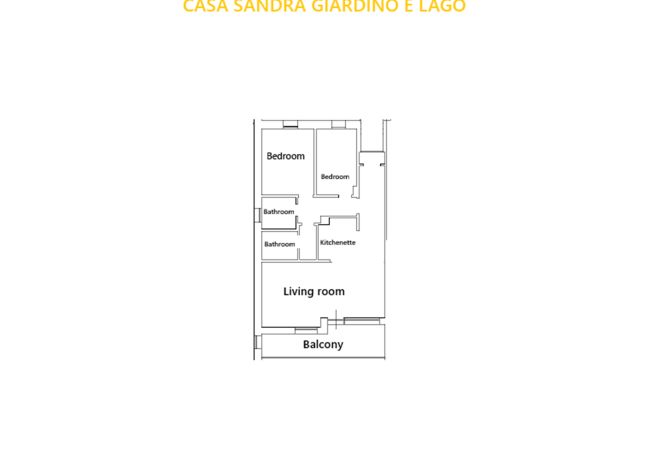 Appartamento a Perledo - Casa Sandra Giardino e Lago Appartamento a Perledo - Casa Sandra Giardino e Lago